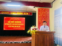 Bế giảng các lớp Trung cấp LLCT (hệ tập trung) khóa 100, K101 năm học 2024